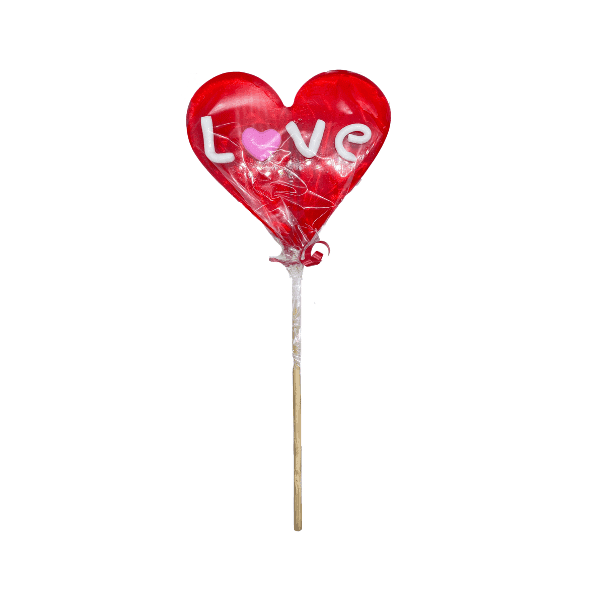 Paleta Love de Caramelo