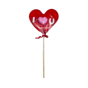 Paleta I Love You de Caramelo