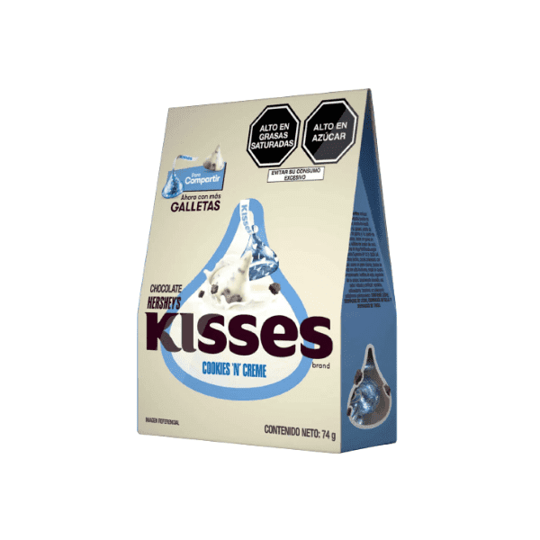 Kisses Sobre Cookies and Cream 74gr