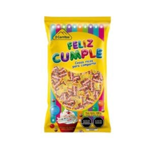 2 Cerritos Feliz Cumpleaños Burbujitas 100und