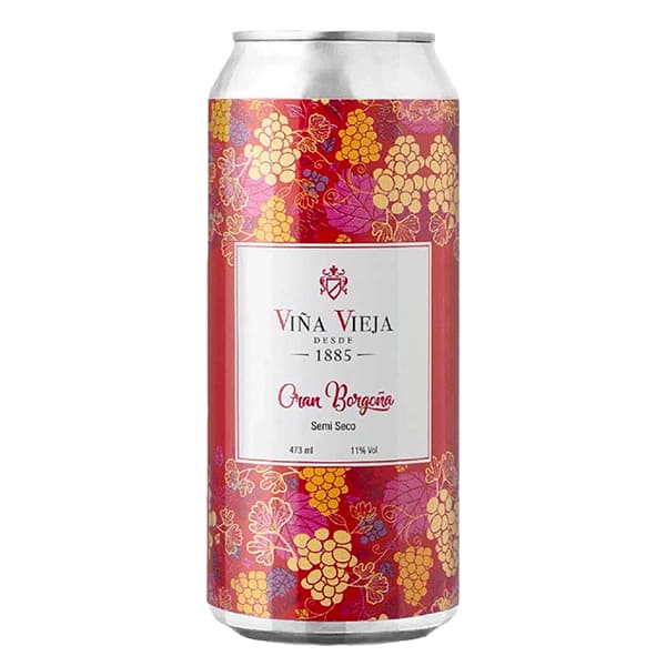 Vino Viña Vieja Gran Borgoña Lata 473ml