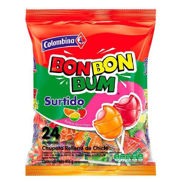 Chupetín Bon Bon Bum Surtido 24 und