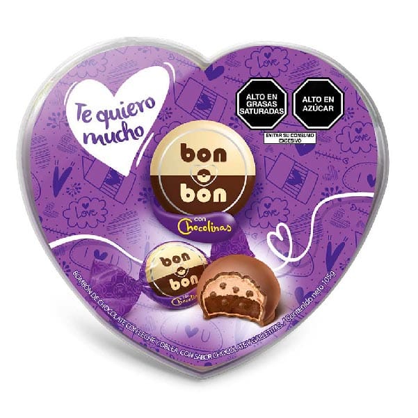 Bonobon Corazón Morado 105 gr
