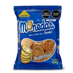 2 Cerritos Chocolates Monedas Doradas 40 und