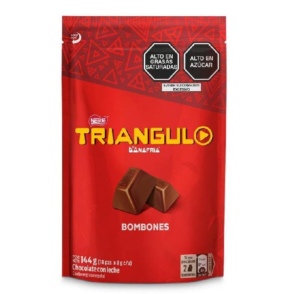Chocolates Triángulo Ziploc 18 und