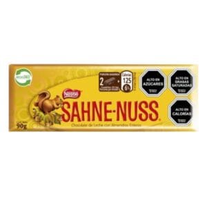 Barra Chocolate Sahne Nuss 90gr