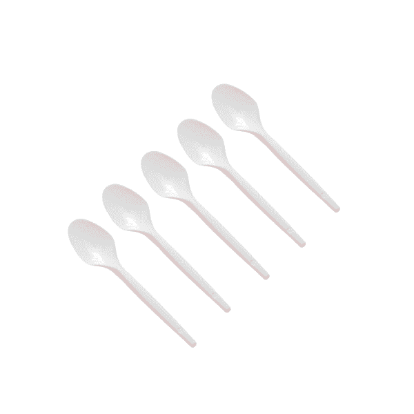 Bolsa Cucharitas Blancas para torta 100und