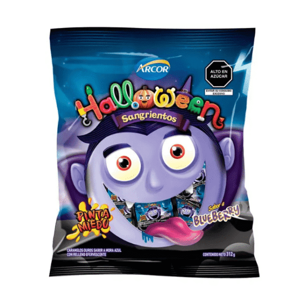 Caramelos Sangrientos Pintalenguas Blueberry 60und